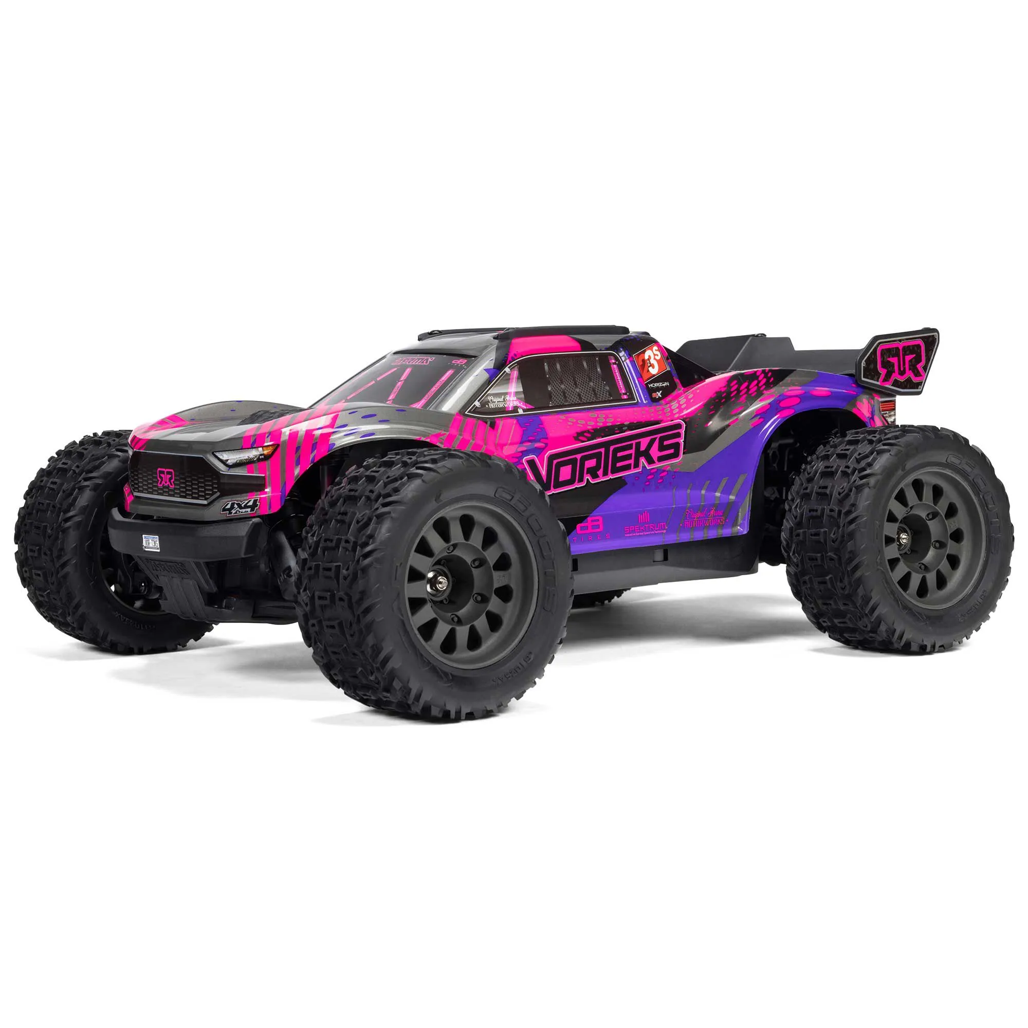 Arrma Vorteks V4 4X4 223S BLX Stadium Truck, RTR, Purple