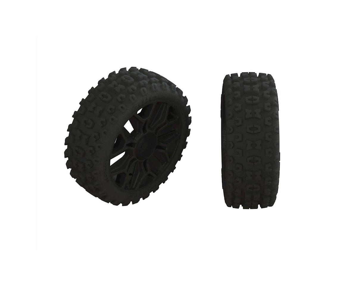 Arrma Dboots '2HO' Tire Set Glued Gun Metal, 2pcs