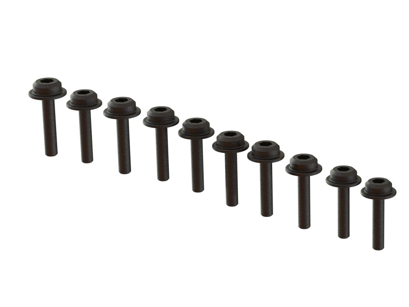 Arrma M2x12mm Flanged Cap Head Screw&#44; 10pcs