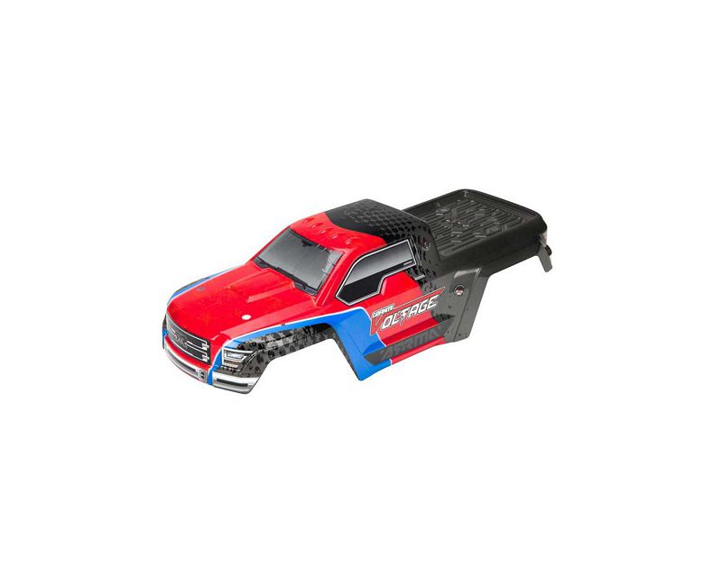 Arrma Body Painted/Decaled GRANITE VOLTAGE Red/Blk, AR402196