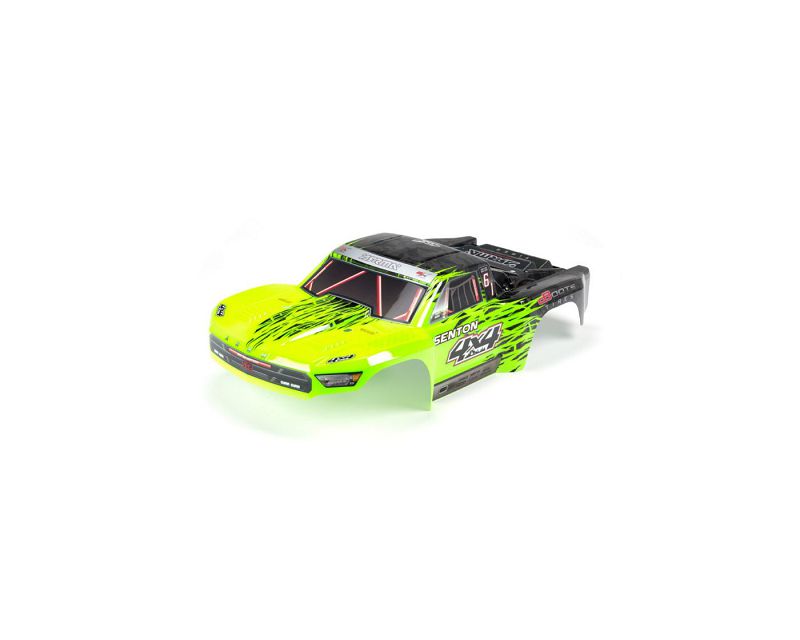 Arrma Body Painted Decal Trim Green Senton 4x4 BLX, AR402204