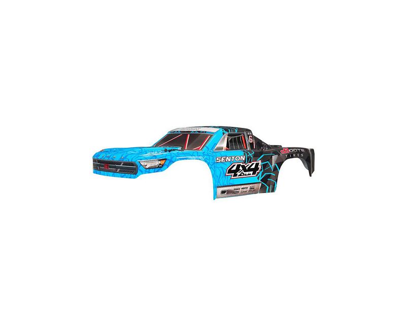 Arrma Body Painted Decal Trim Blue Senton 4x4 Mega, AR402247