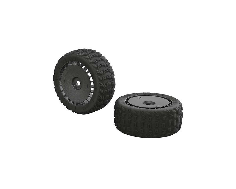 Arrma KATAR T 6S Tire/Wheel Set Talion (2), AR550048