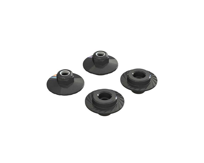 Arrma Flanged Lock Nut 5x8mm (4), AR708007