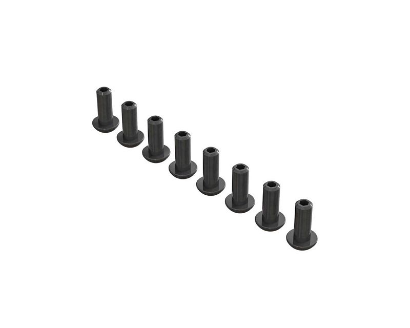 Arrma Double Socket Buttn Head Screw 4x10mm (8), AR727410