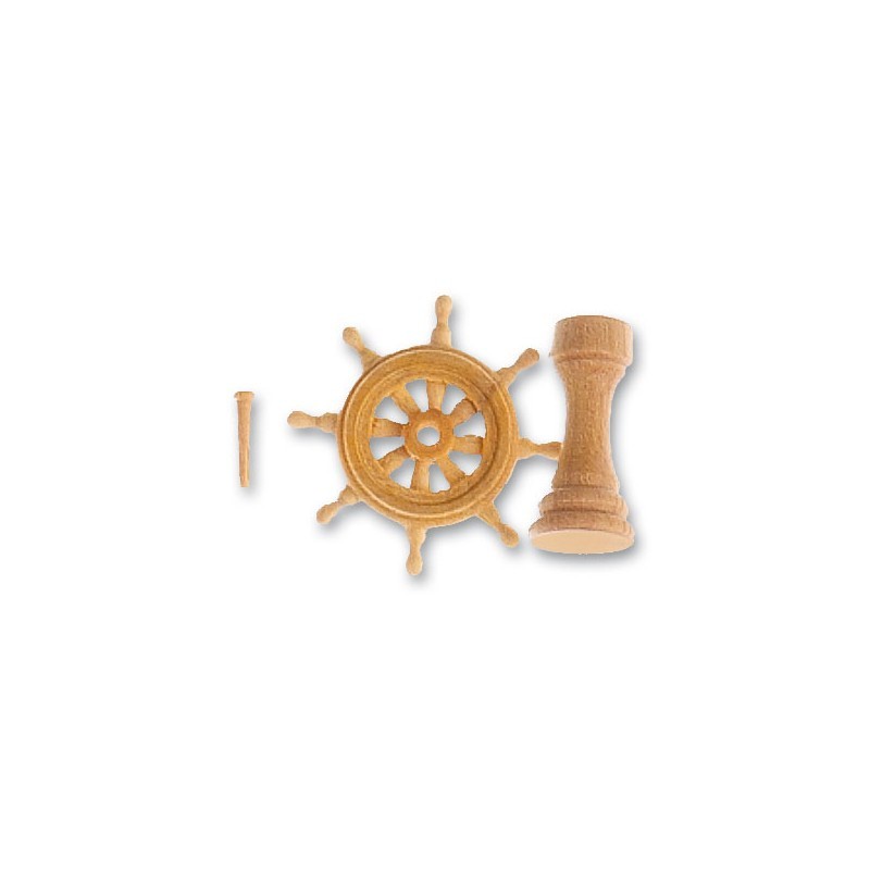 Artesania Ships Wheel +Binnacle 20mm Wooden Ship Accessory [8572