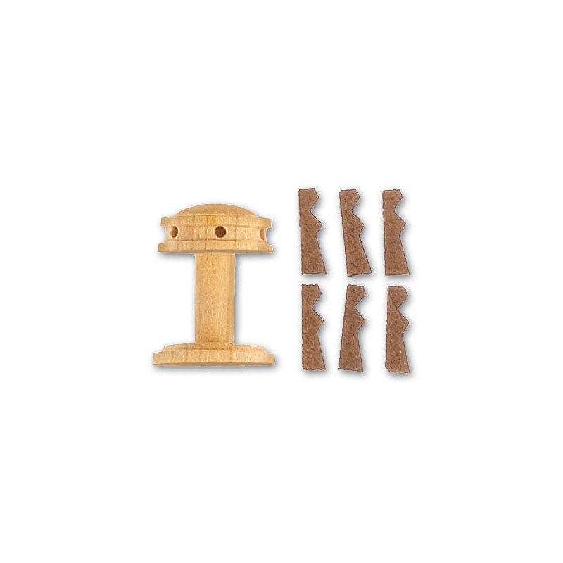 Artesania Capstan Vertical 20.0mm (2) Wooden Ship Accessory [858