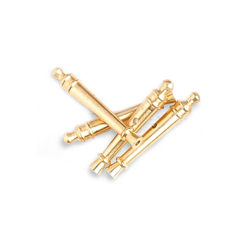 Artesania Cannon 6mm x 35mm Brass (4) Wooden Ship Accessory [863