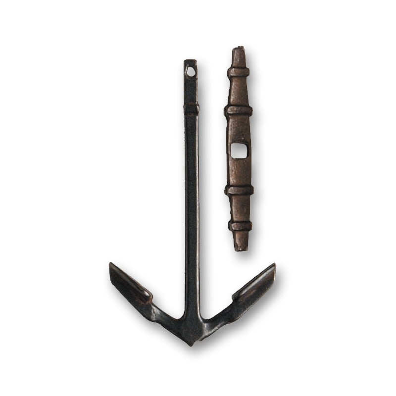 Artesania Anchor With Trap 35.0 x 55.0mm (2) Wooden Ship Accesso