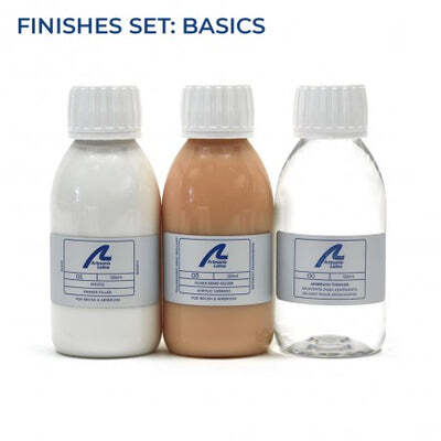 Artesania Finishes Set: Basic 125ml (Primer Filler/Thinner/Varni