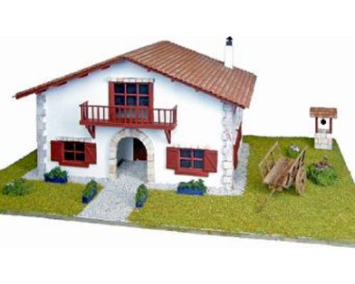 Artesania 1/72 Casa Biarritz Con Carro Wooden Model [30610]