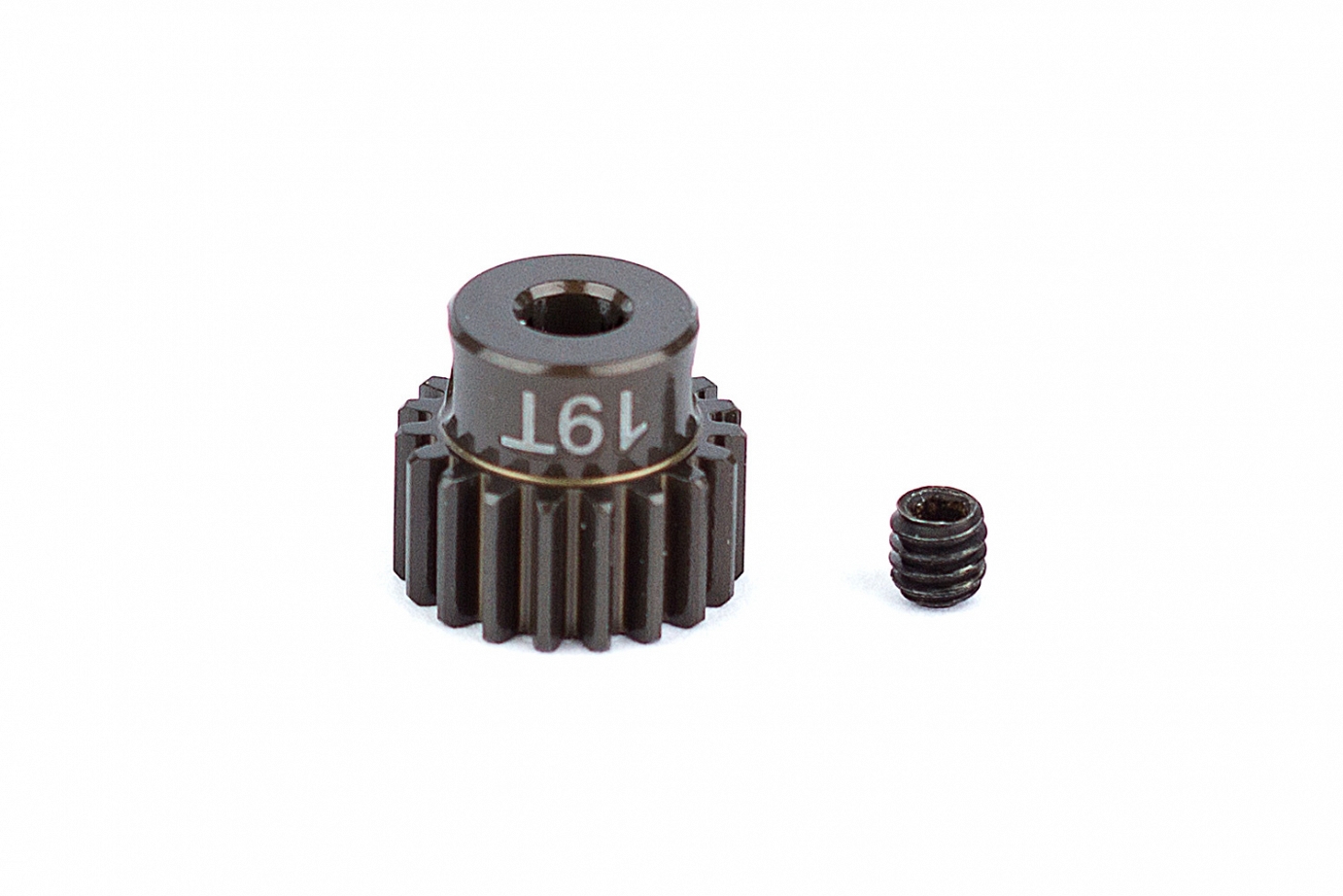 ASS1337 FT Aluminum Pinion Gear, 19T 48P, 1/8 shaft