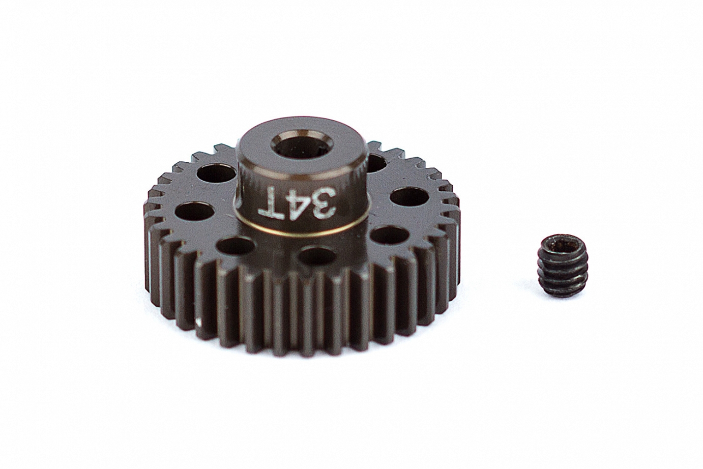 ASS1352 FT Aluminum Pinion Gear, 34T 48P, 1/8 shaft