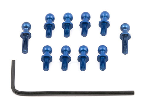 ASS21241 luminium Ballstuds, blue