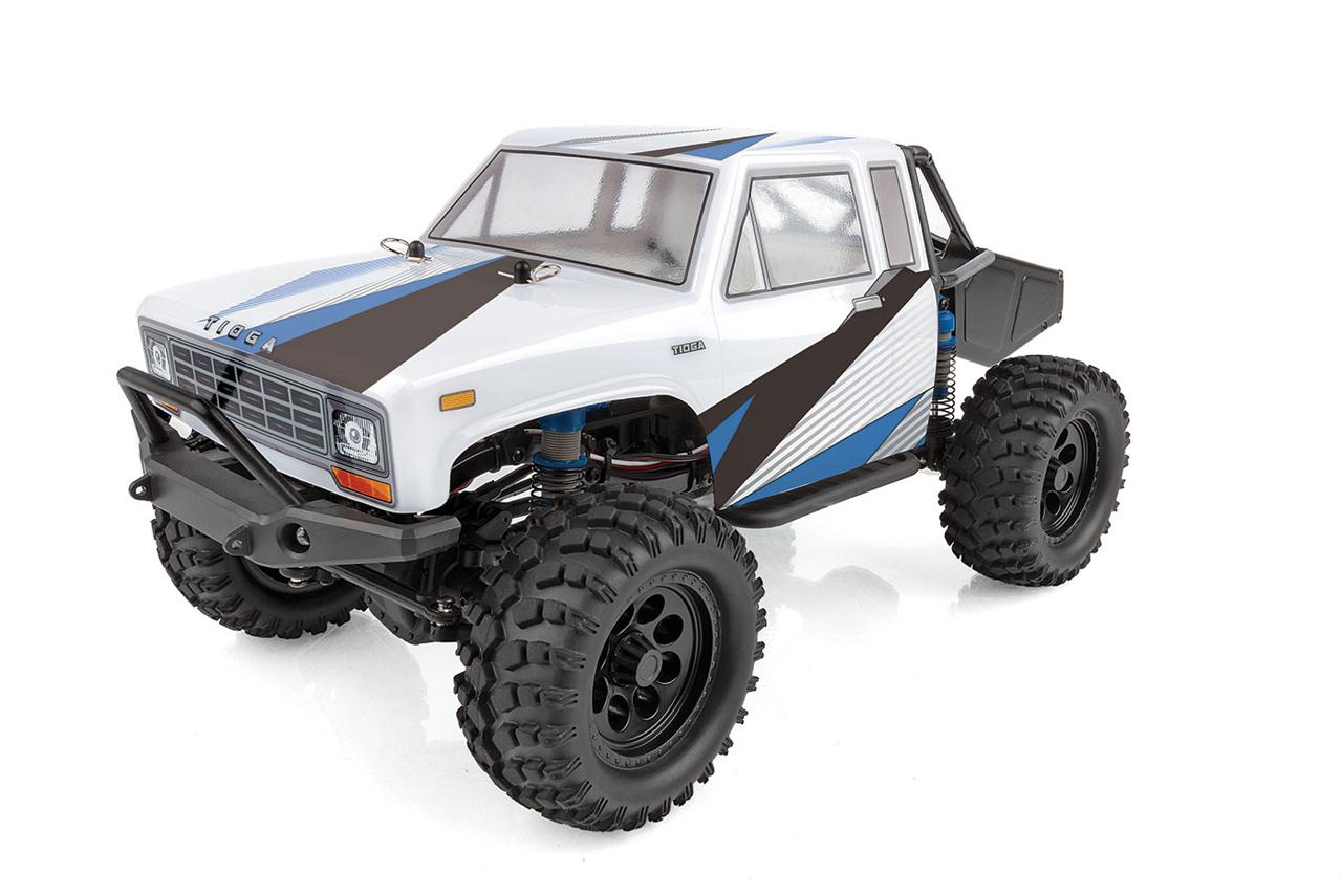 Associated CR12 Tioga Trail Truck RTR, white and blue