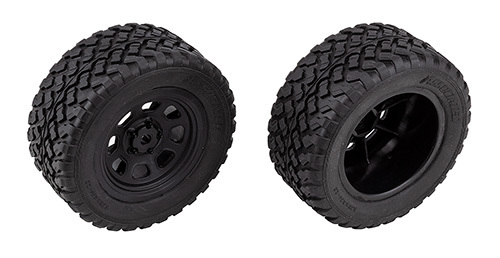 Pro2 LT10SW Rear Wheels and Tires, mounted