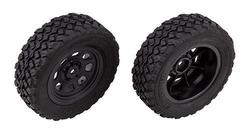 Pro2 LT10SW Front Wheels and Tires, mounted