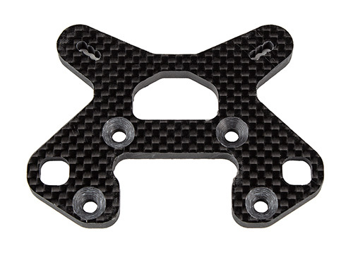 RC8B4.1 FT Front Shock Tower, 26.5, carbon fiber