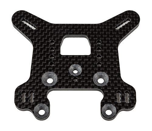 RC8B4.1 FT Rear Shock Tower, 36.5, carbon fiber