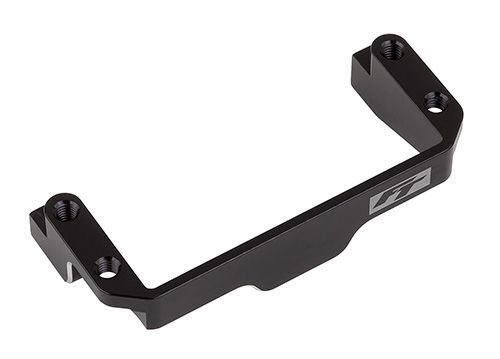 RC10B7 FT One-Piece Servo Mount, black aluminum