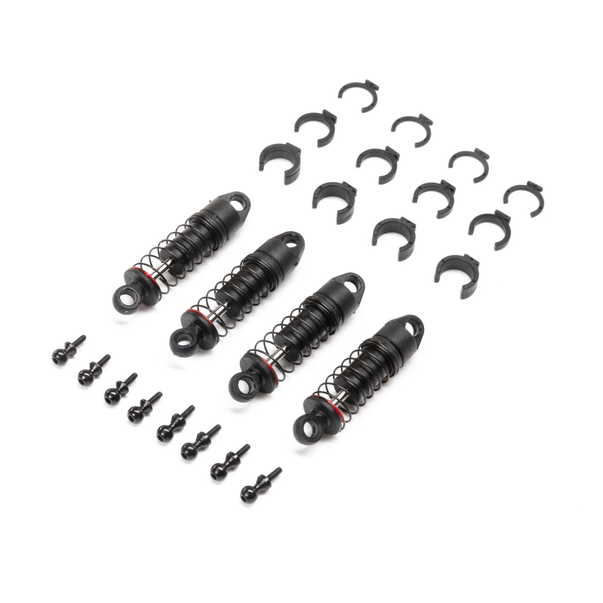 Axial 6mm Oil Shock Set, SCX24, 4pcs