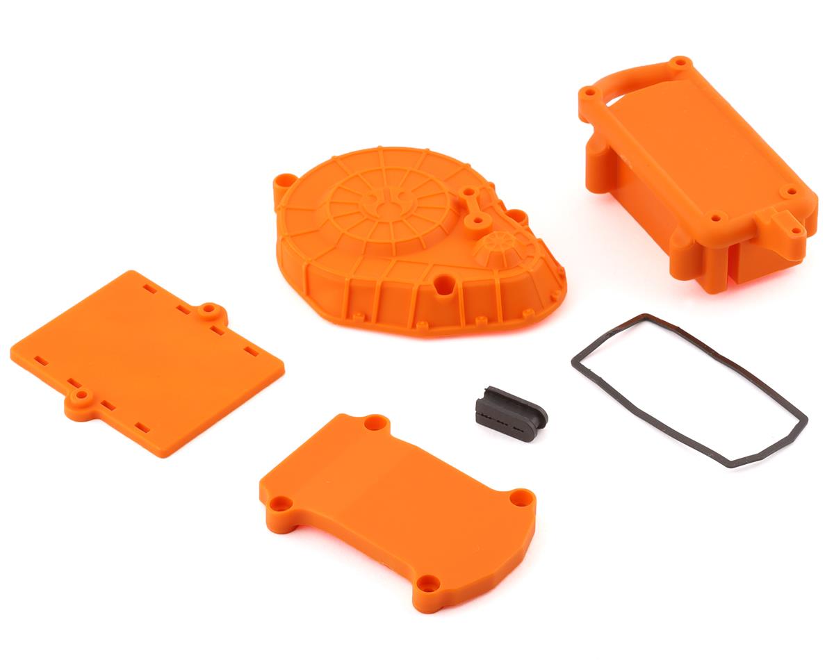 Axial Cage Radio Box, Spur Cover, Orange, RBX10