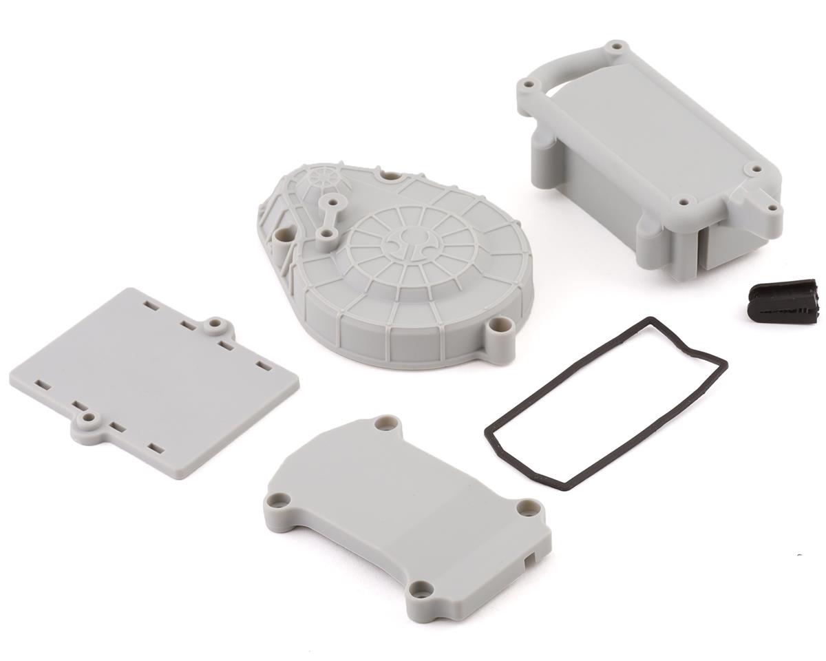 Axial Cage Radio Box, Spur Cover, Gray, RBX10