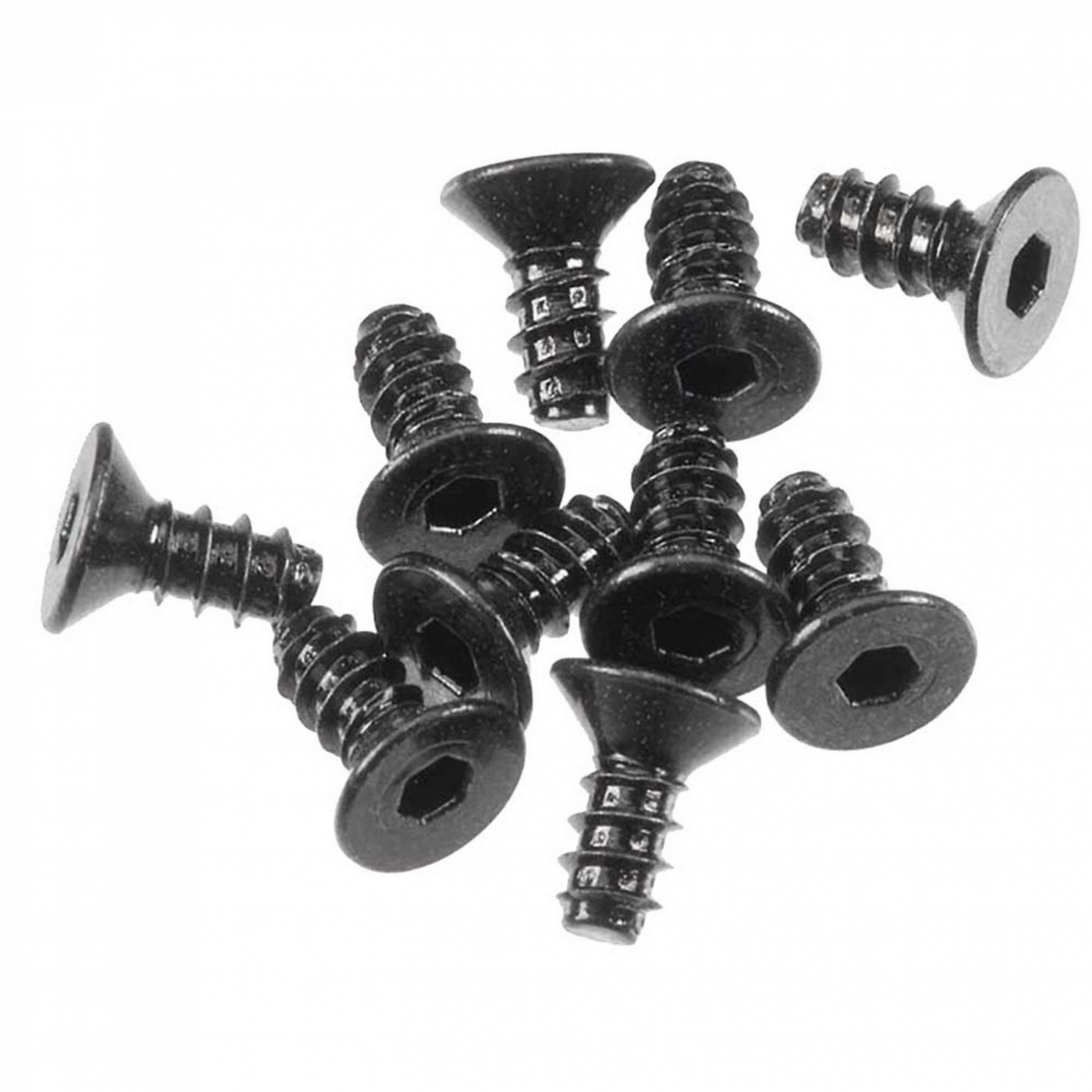 Axial Hex Socket Tapping Flat Head Screw M2.6x6mm Black (10), AX