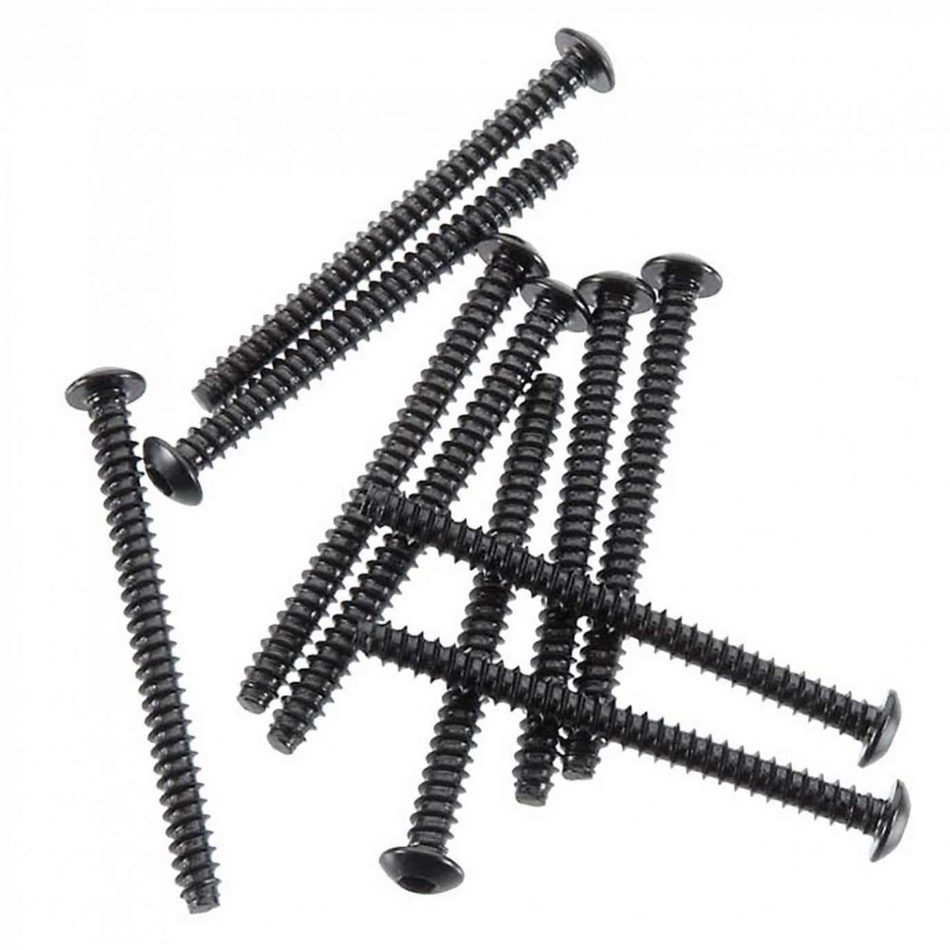 Axial Hex Skt Tapping Button Head Screw M3x35mm Black (10), AXA0