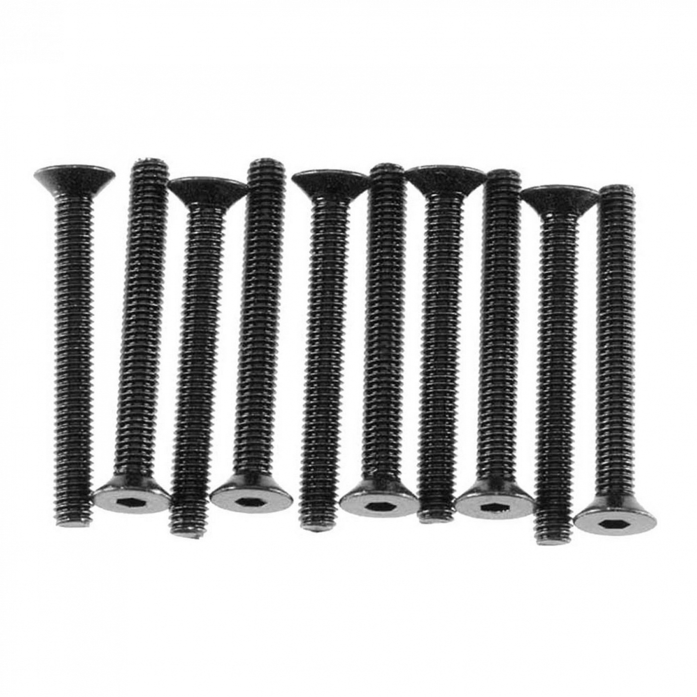 Axial Hex Socket Flat Head Screw M3x25mm Black Oxide (10), AXA15