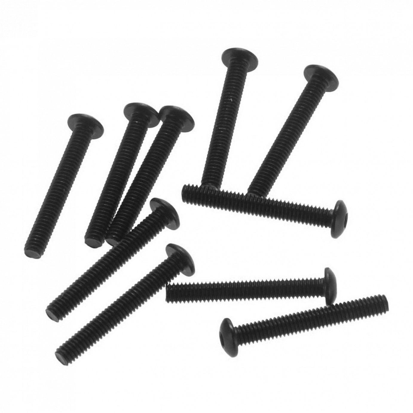 Axial Hex Socket Button Head Screw M2.6x1mm Black (10), AX31491