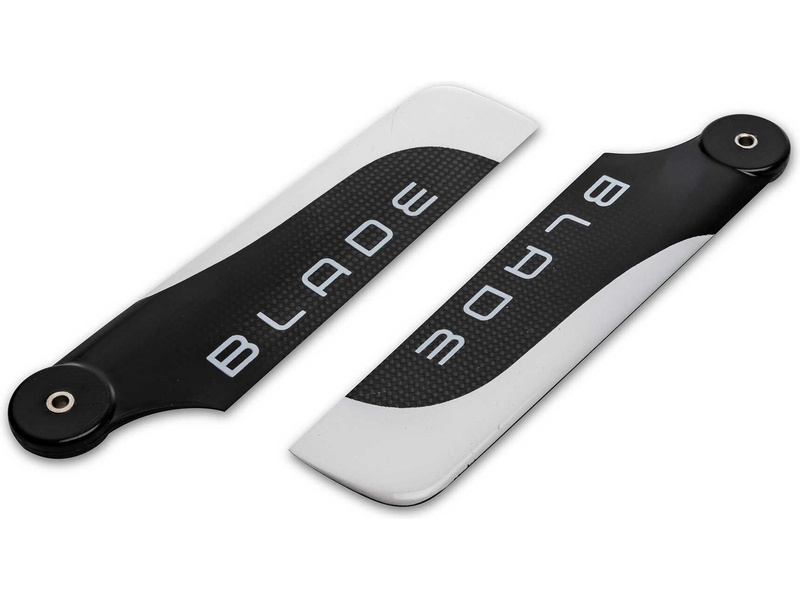 Blade 115mm Carbon Fiber Tail Rotor Blade Set, Fusion 700