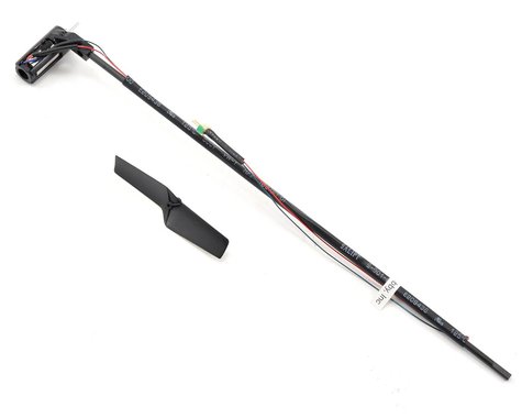 Blade Long Tail Boom Assembly w/Tail Motor, Rotor, Mount: MCP X2