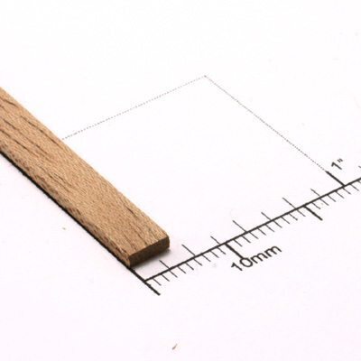 Mahogany Strips 610mm x 2.4mm x 2.4mm Bud Nosen Timber 24" x 3/32" x 3/32"