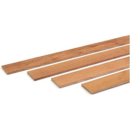 Cherry Strips 610mm x 4.8mm x 4.8mm Bud Nosen Timber 24" x 3/16" x 3/16"