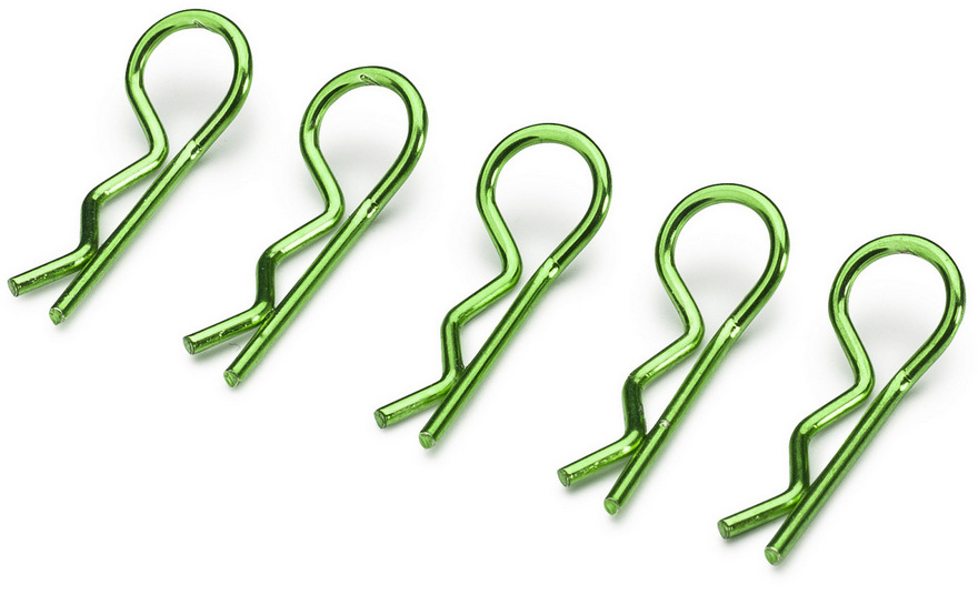 Body Clips small/green (10)