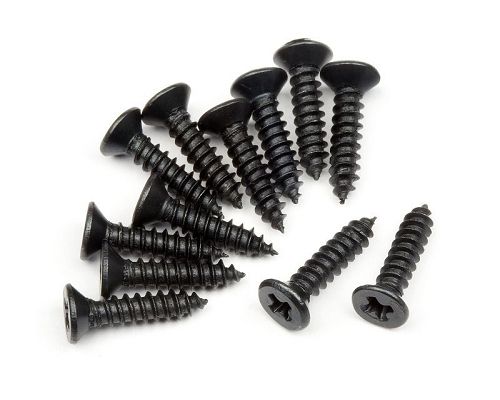 101273 HPI TP. Flat Head Screw M2.6X12mm (12Pcs)