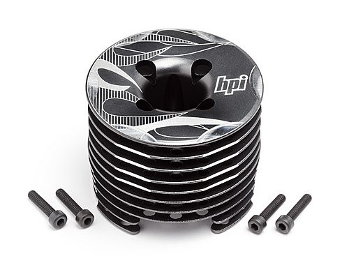 101589 HPI Aluminium Heatsink Head Gunmetal (F3.5 Pro)