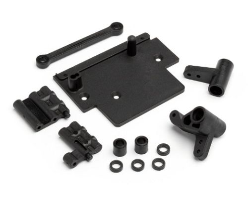 101662 HPI Bullet Flux Esc Plate And Steering Bellcrank