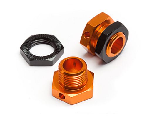 101785 HPI 5mm Hex Wheel Adapters Trophy Buggy (Orange/Black)