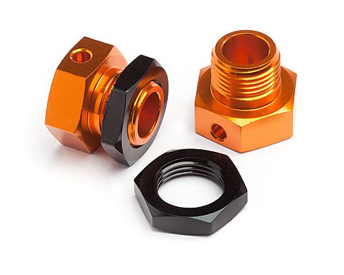 101792 HPI 6.7mm Hex Wheel Adapter Trophy Buggy (Orange/Black)