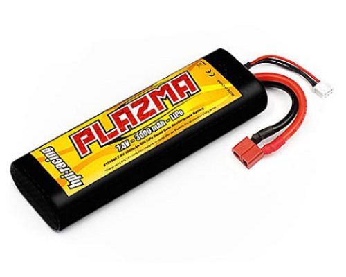 101940 HPI Plazma 7.4V 3000mAh 20C Lipo Round Case Stick Pack 22