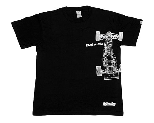 102045 HPI RACING BAJA 5B T-SHIRT (BLACK/YOUTH SMALL)