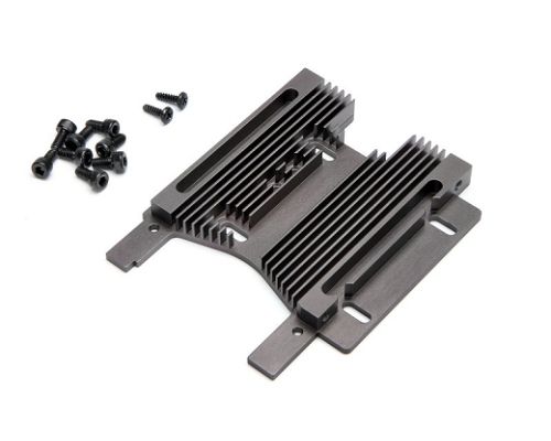 102359 HPI Hd Heatsink Motor Plate 10mm (7075S/Gray)