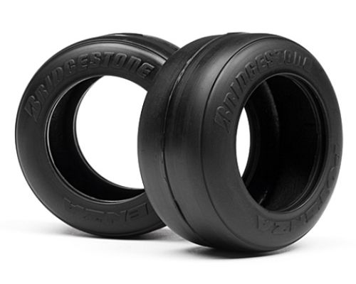 103016 HPI Bridgestone High Grip Ft01 Slick Tyre M (Front)