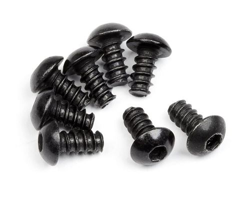 103672 HPI TP. Button Head Screw M3X6mm (Hex Socket/8Pcs)