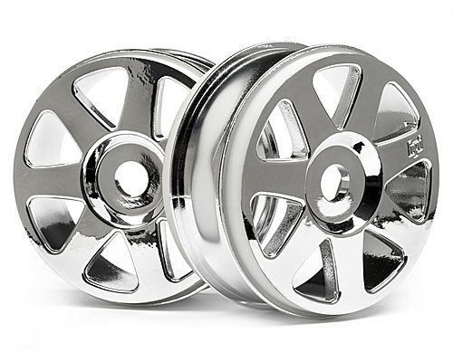 103679 HPI V7 Wheel Chrome (42X83mm/2Pcs)