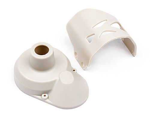 104655 HPI Gear Cover Set (White)