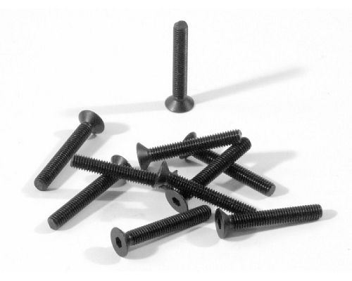 Z087 HPI Flat Head Screw M3X20mm (Hex Socket/10Pcs)