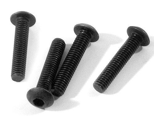 Z216 HPI Button Head Screw M3X15mm (Hex Socket/4Pcs)